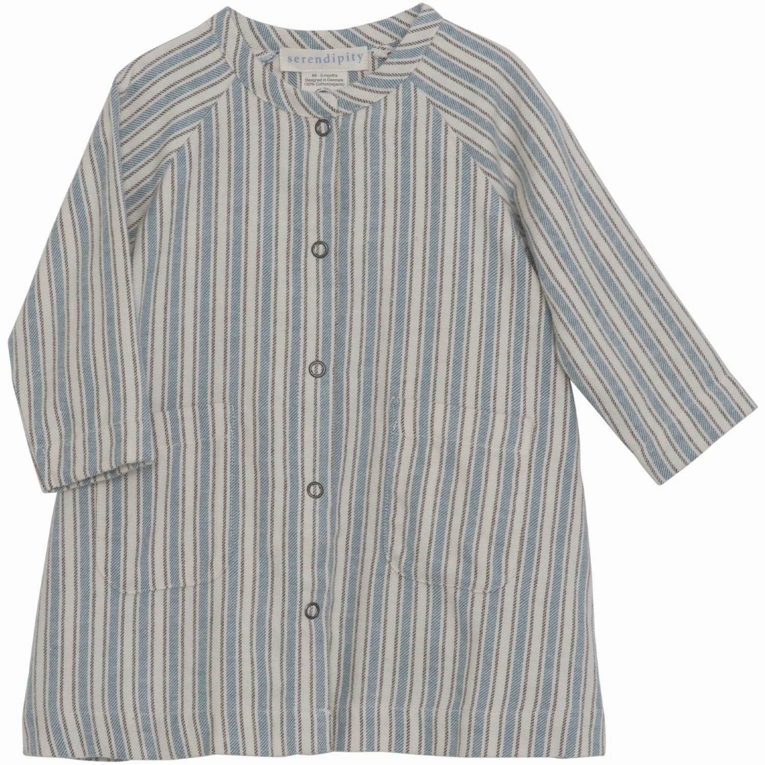 Aristocratic Serendipity Arctic Stripe Brushed Dress Coveted