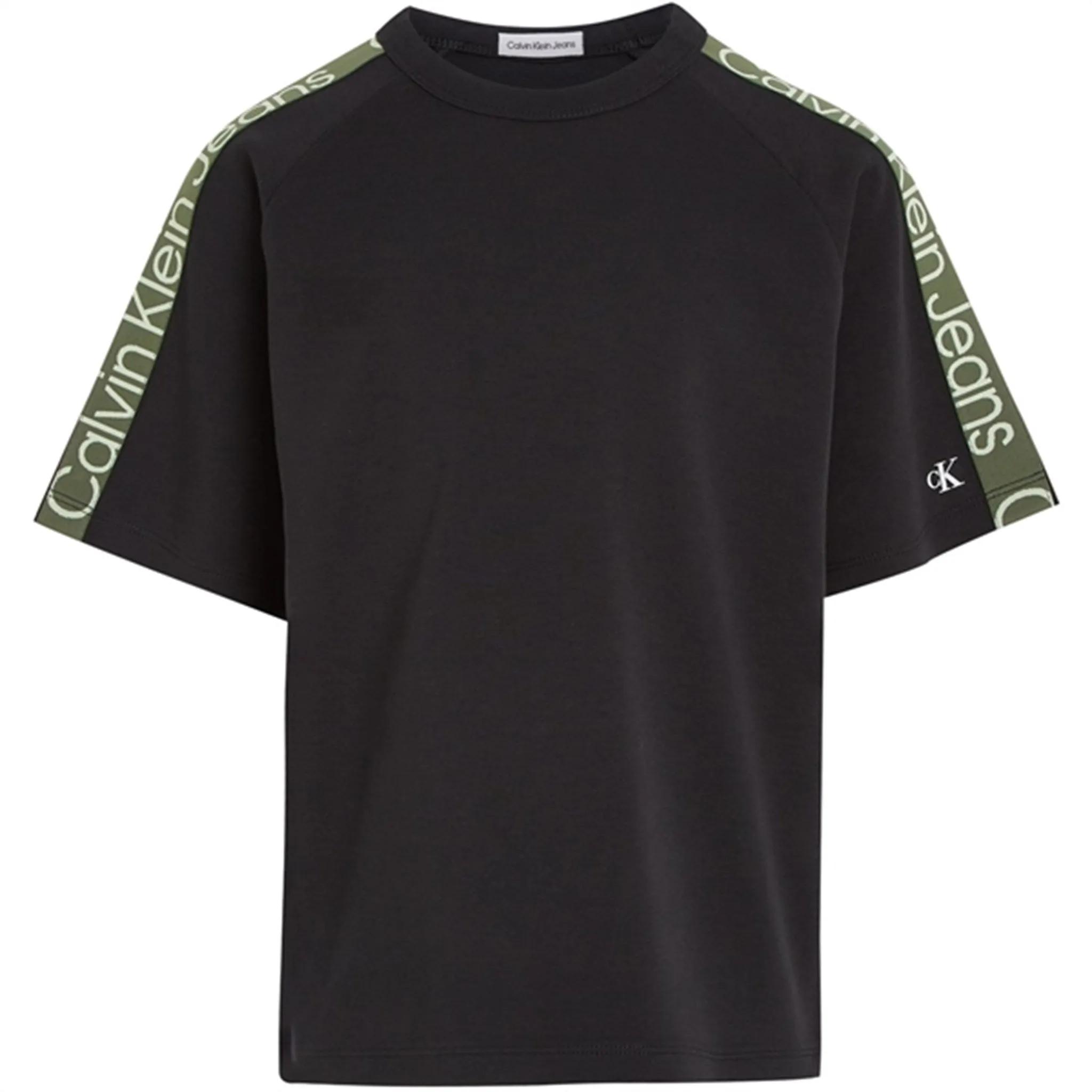 Artisanal Calvin Klein Ckj Tape Ss T-shirt Ck Black Coveted