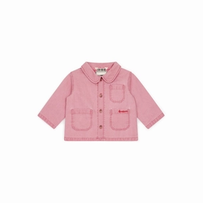 Artisanal BONTON Pink Loulou Jacket Ranger Chiffon