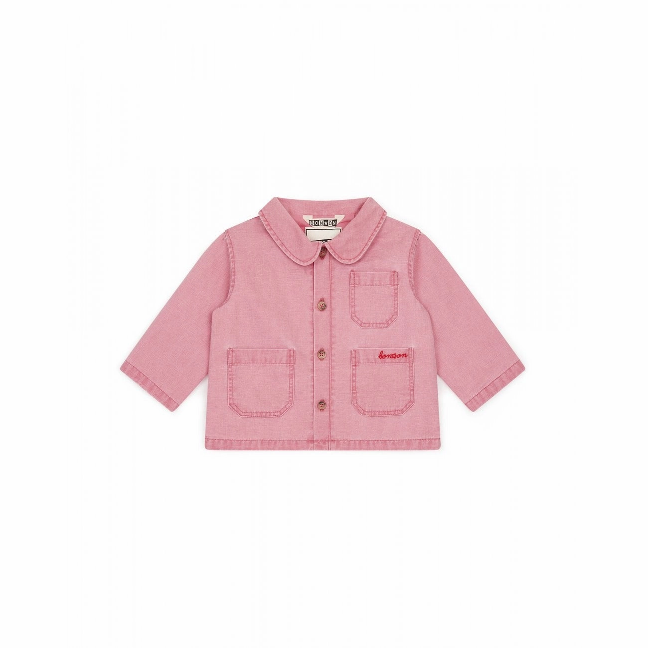 Artisanal BONTON Pink Loulou Jacket Ranger Chiffon