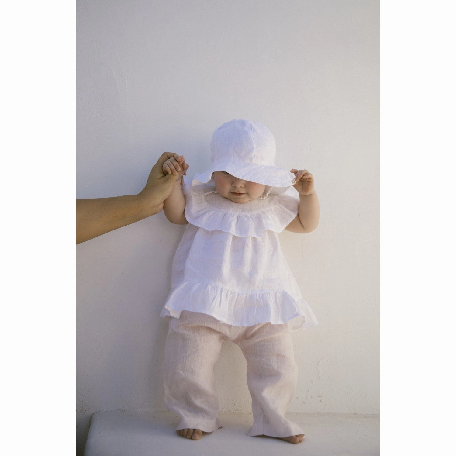 Artisanal MarMar Linen Mauve Rose Panu L Pants