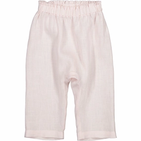 Artisanal MarMar Linen Mauve Rose Panu L Pants Laid-back
