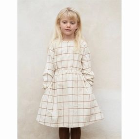Artisanal Serendipity Chocolatechecks Brushed Dress Stylish