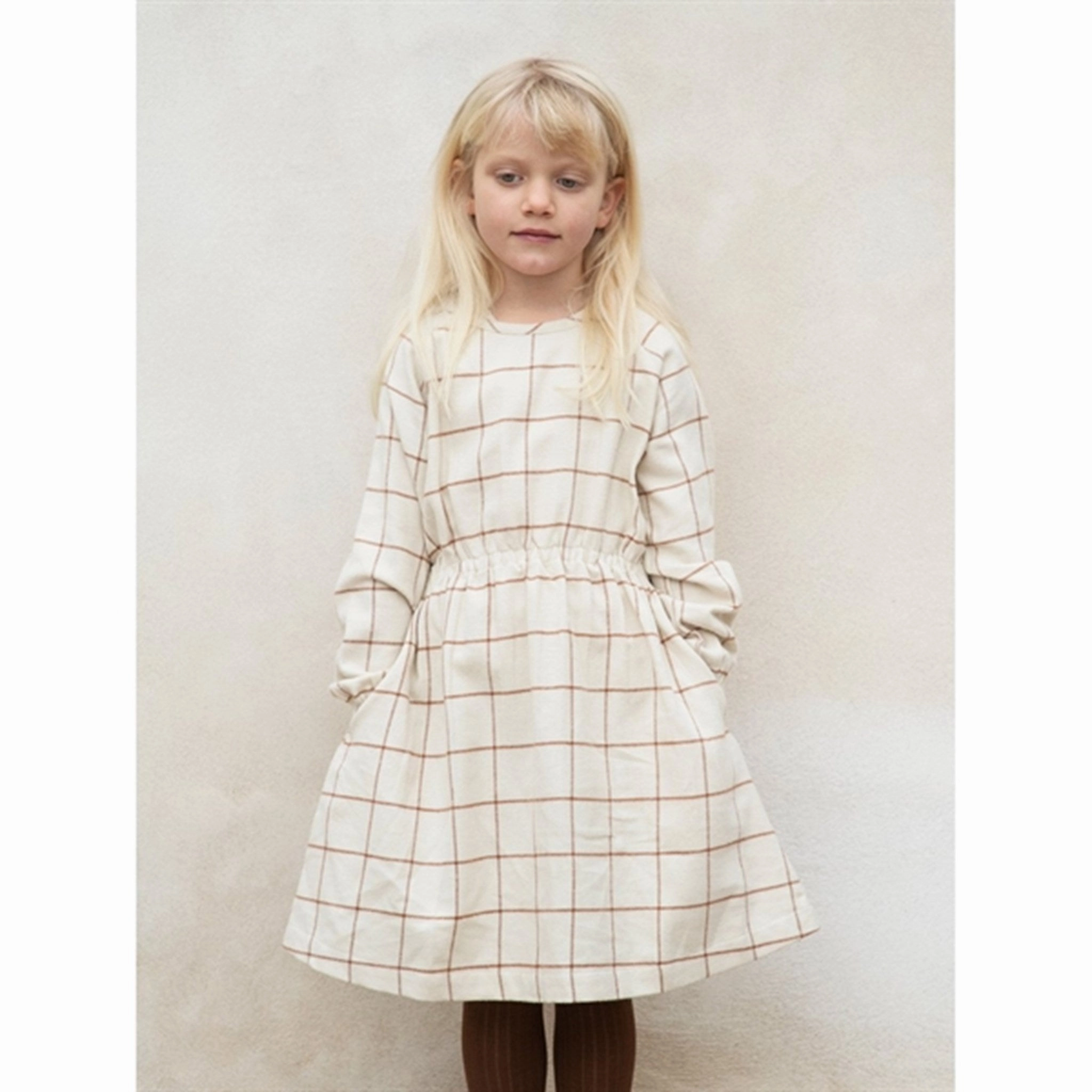 Elegance Serendipity Chocolatechecks Brushed Dress Coveted