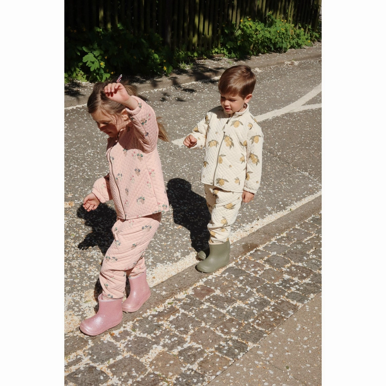 Athletic Konges Sljd Bow Kitty Pink Thermo Frill Jacket Grs