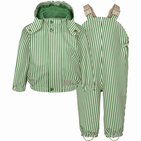 Athletic MarMar Rainwear Green Stripes Oddy Set Outerwear Crafted