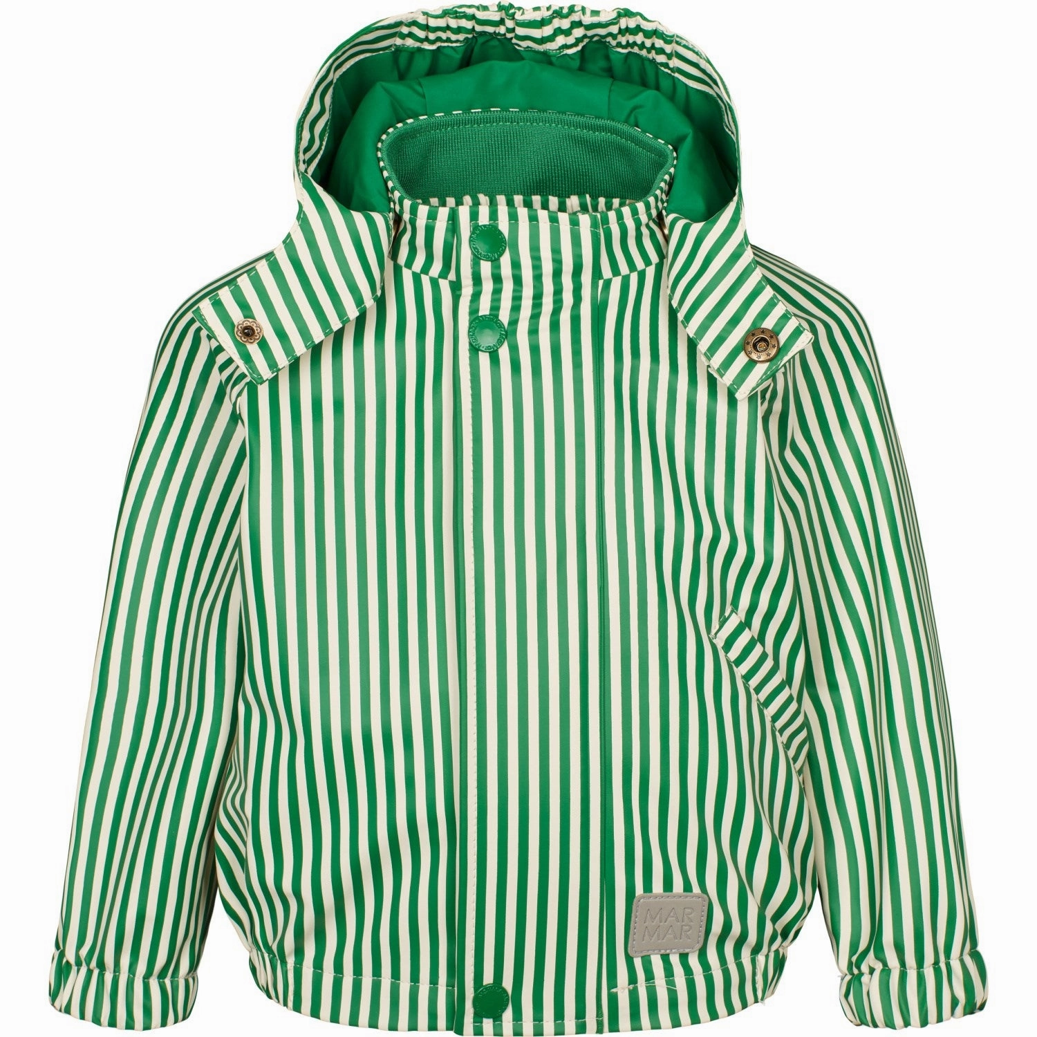 Athletic MarMar Rainwear Green Stripes Oddy Set Outerwear