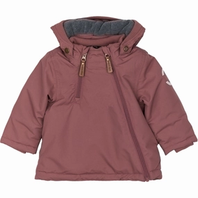 Athletic Mikk-Line Rose Brown Nylon Jacket Solid Iconic