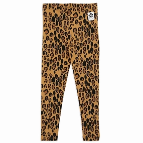 Athletic Mini Rodini Basic Leopard Leggings Chiffon