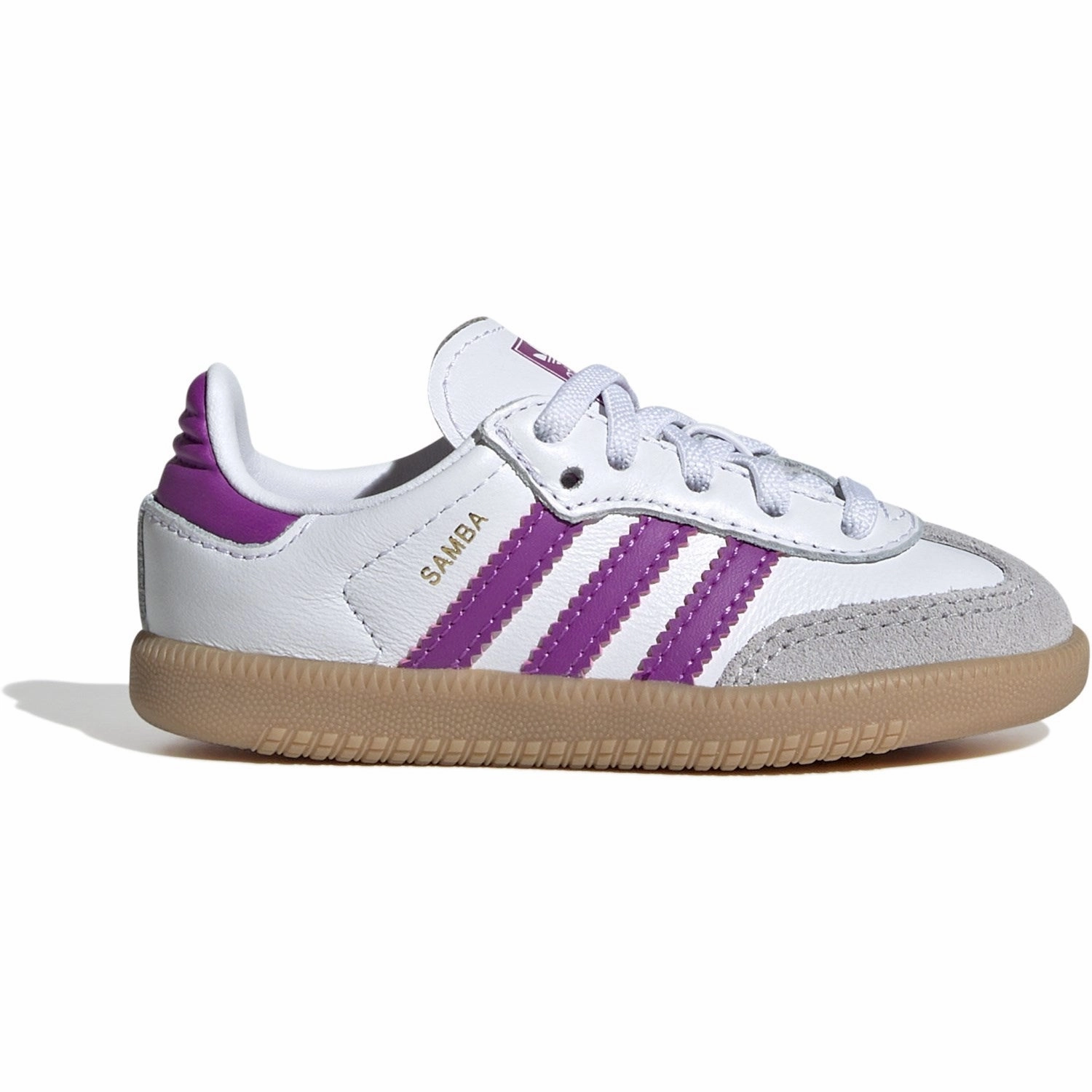 Athletic shoes adidas Originals Ftwwht/Purbur/Gum3 Samba Og El I Sneakers Breathable shoes