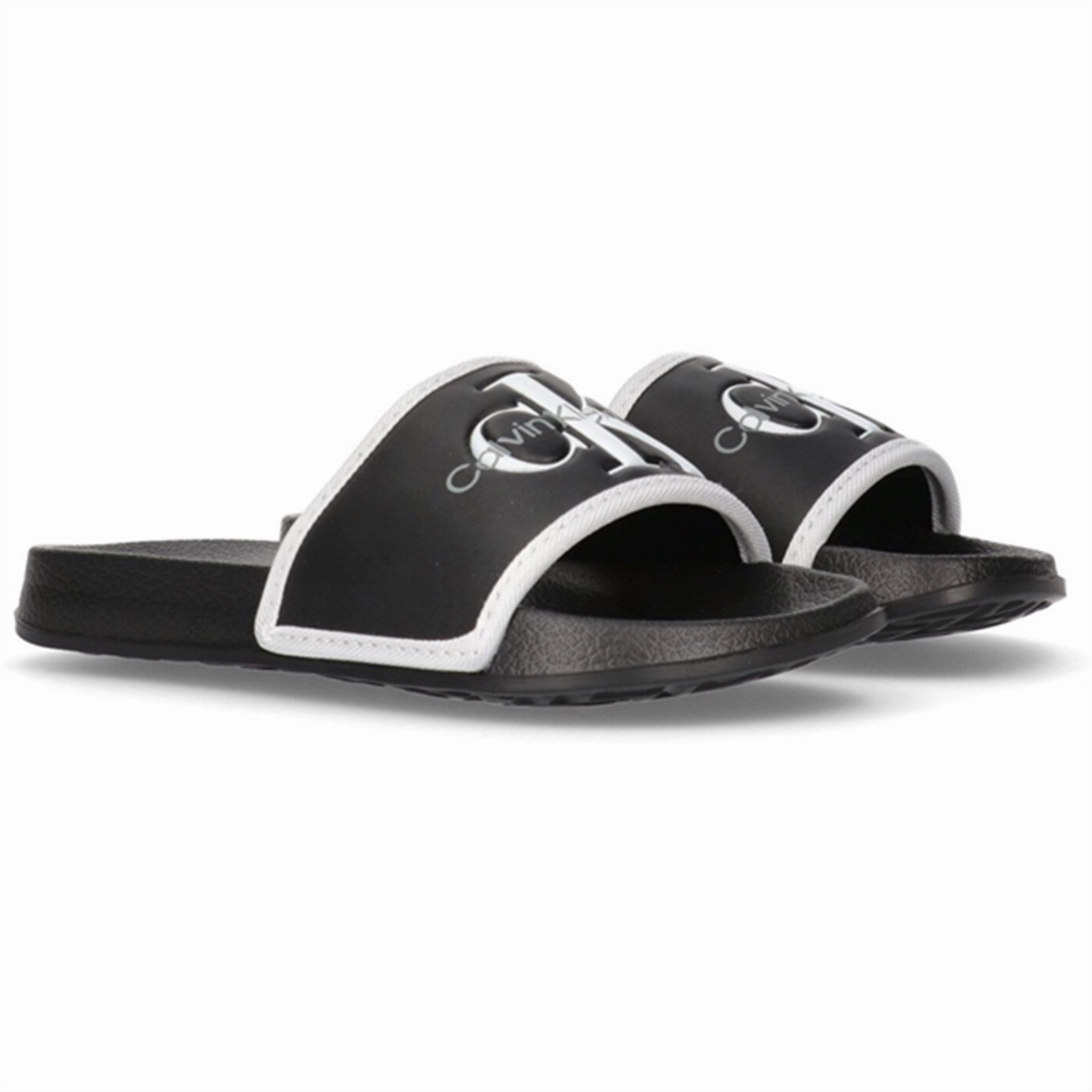 Athletic shoes Calvin Klein Logo Pool Slide Black/White