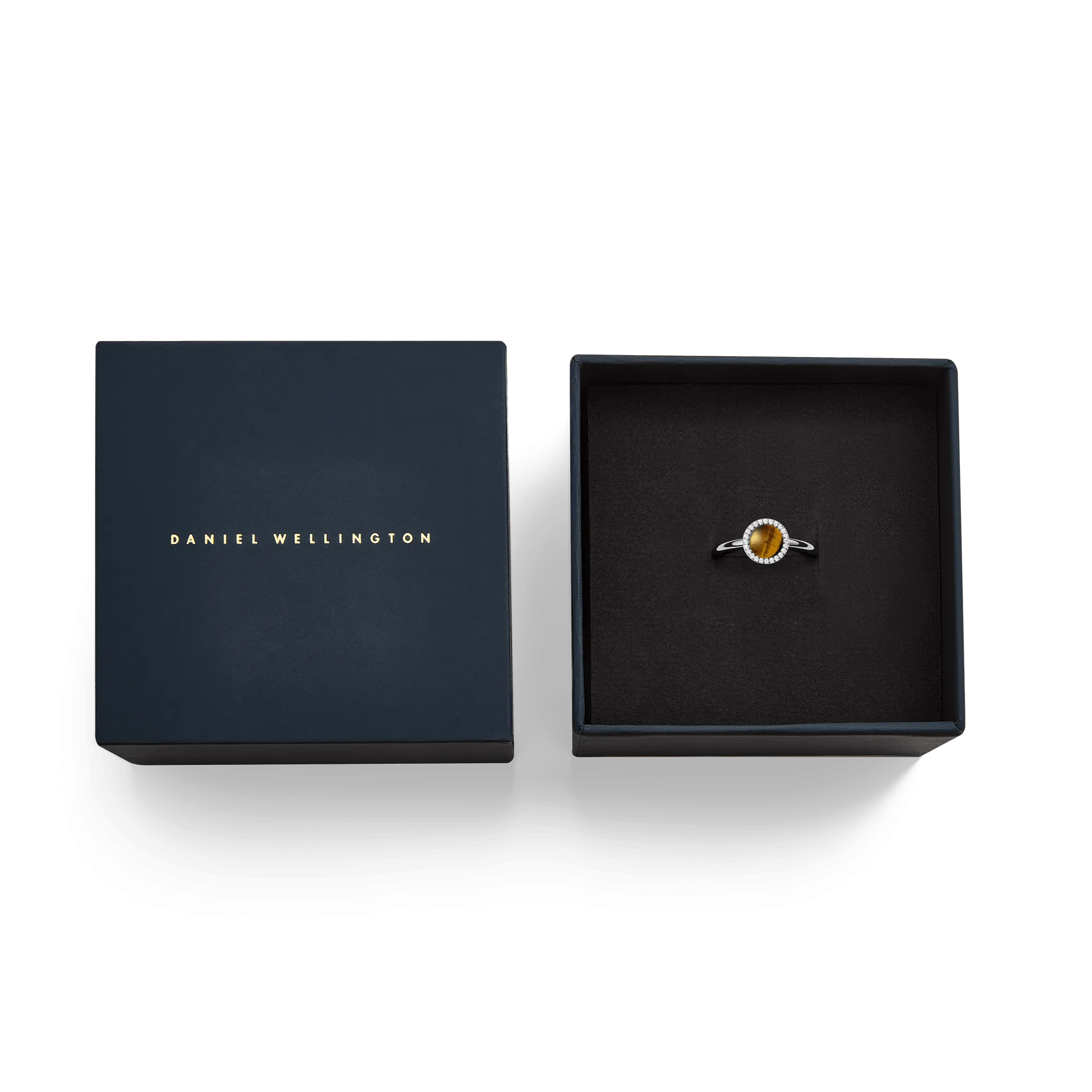 Audrey Ring Tiger Eye Silver