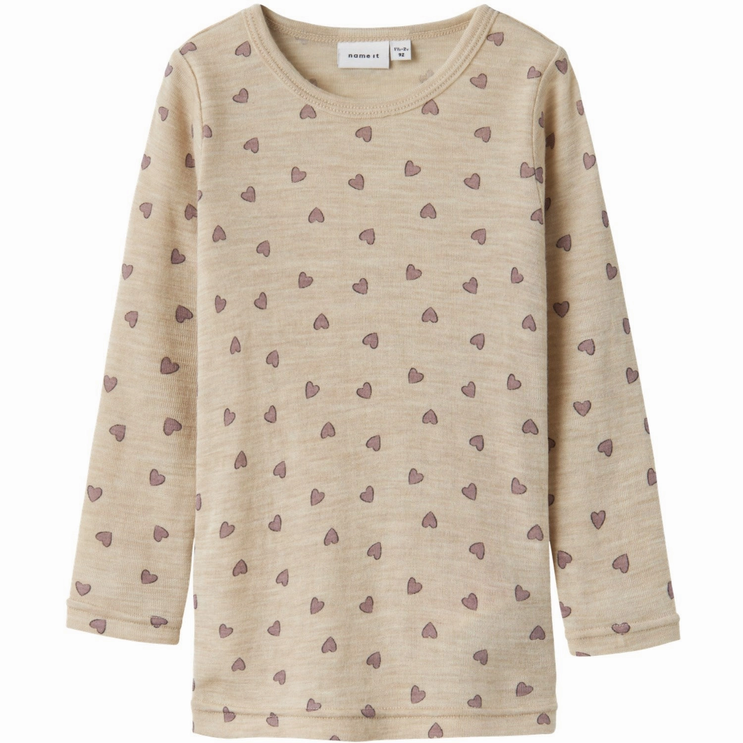 Authentic Name It Pure Cashmere Wang Wool Rib Blouse AOP Opulent