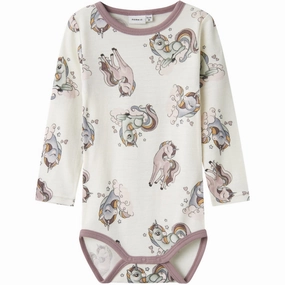 Authentic Name It Snow White AOP Willitus Wool Body Heritage