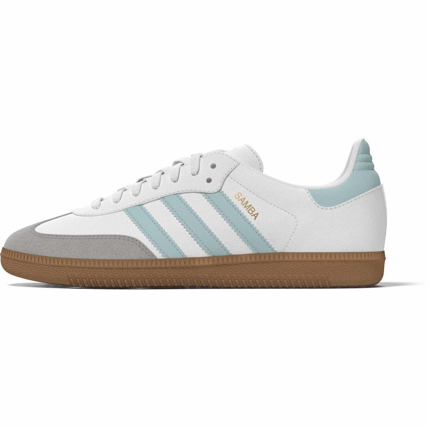 Autumn shoes adidas Originals Ftwr White/Semi Flash Aqua/Gum 3 Samba Og J Sneakers Basketball shoes