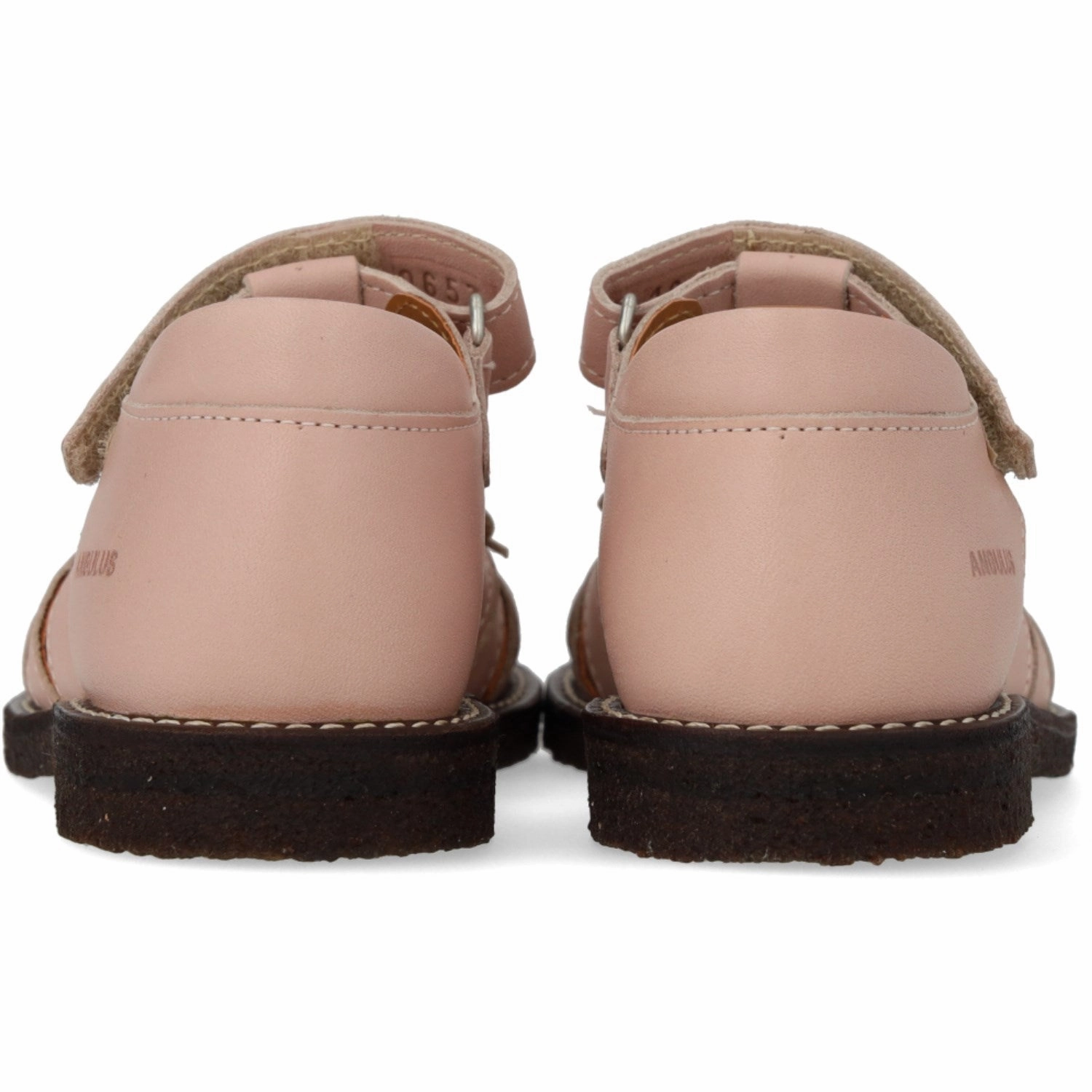 Autumn shoes Angulus Rosebud/Mellow Yellow Sandal Med Blomsterapplikationer