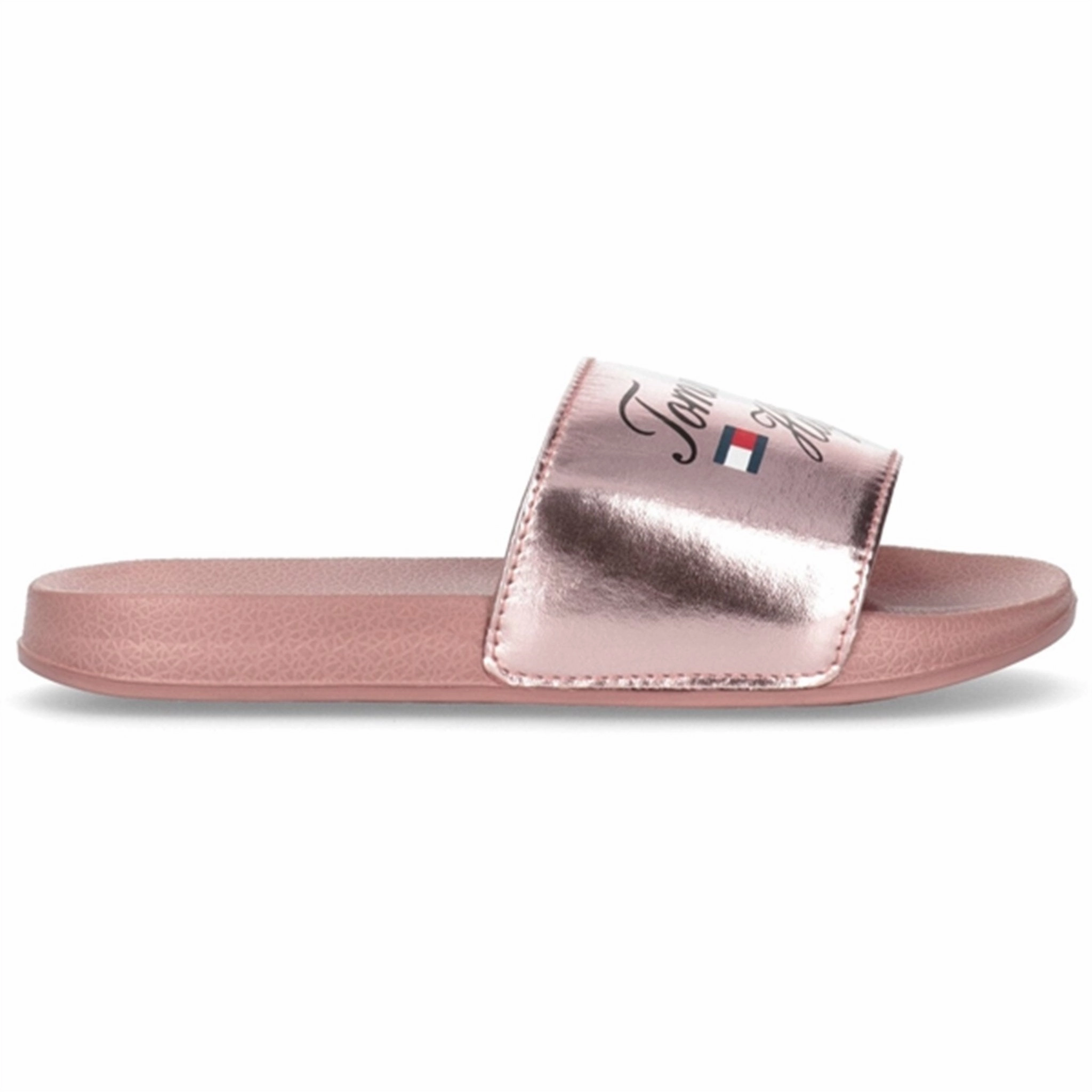 Autumn shoes Tommy Hilfiger Logo Pool Slide Rose Gold