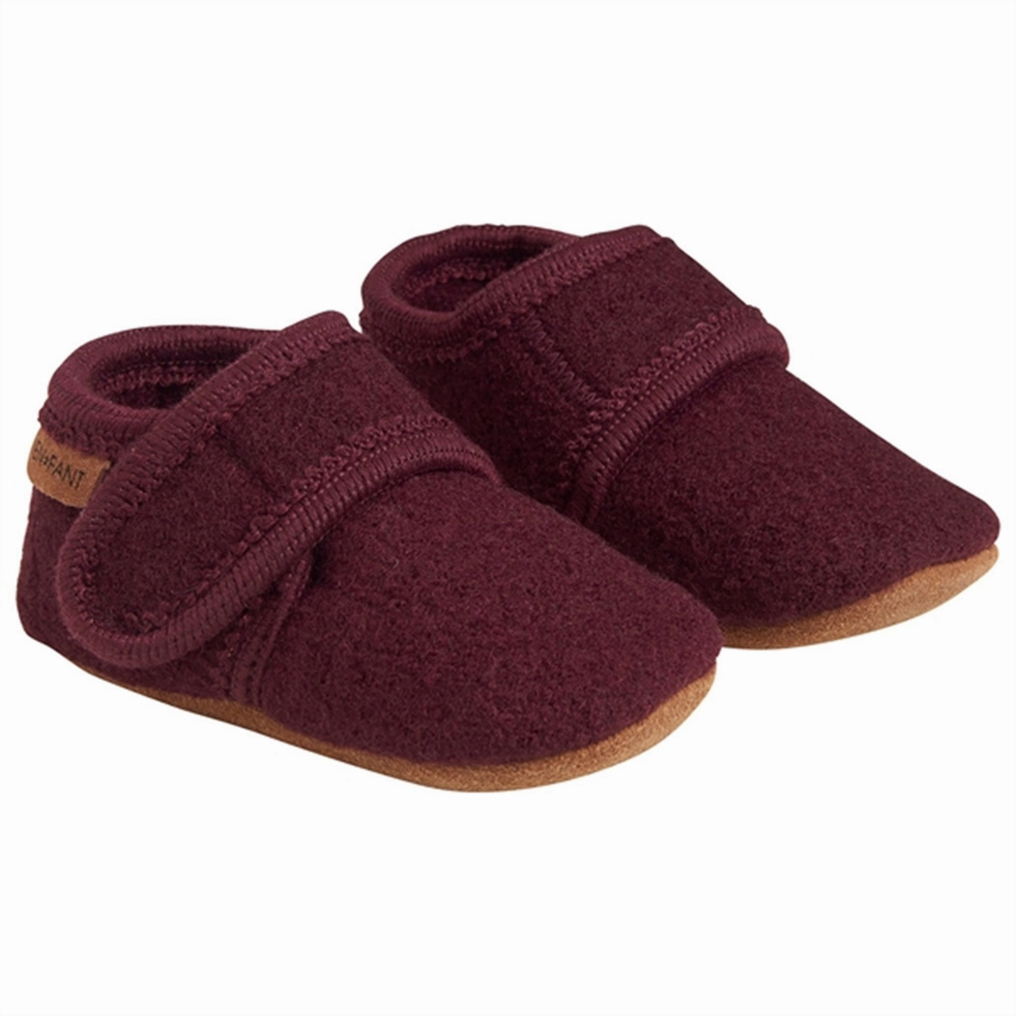 Chic En Fant Baby Wool Slippers Winetasting Aristocratic