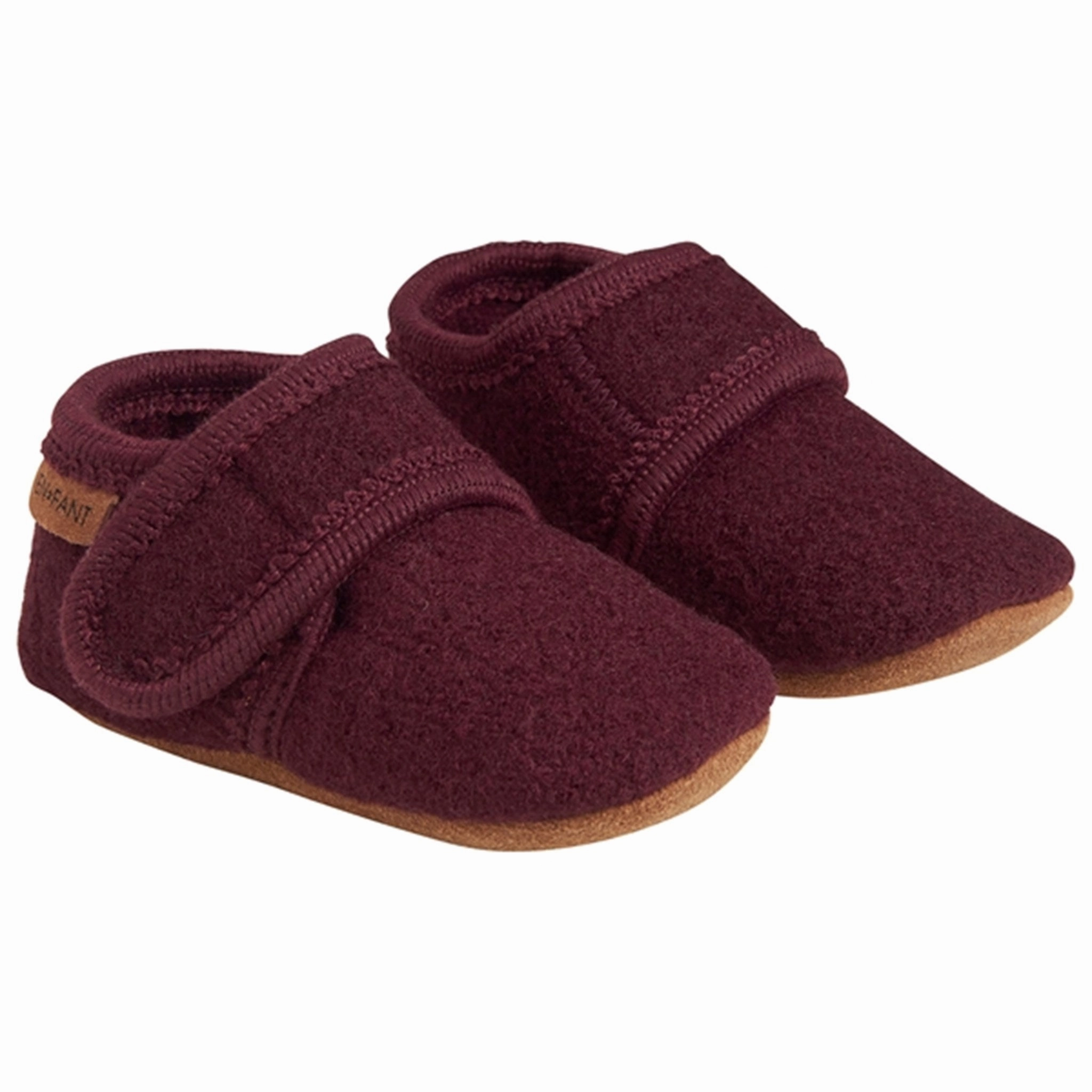 En Fant Baby Wool Slippers Winetasting Gem Refined