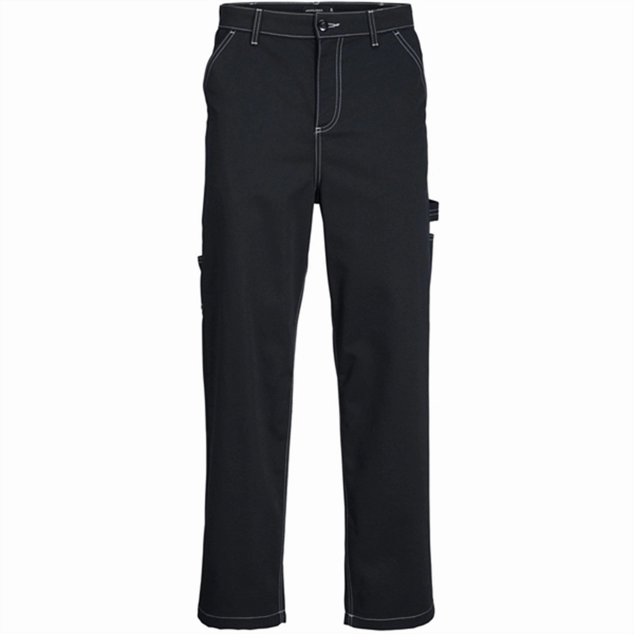 Avant-garde Jack & Jones Junior Black High Rise Karl Carpenter Contrast Cargo Pants Signature