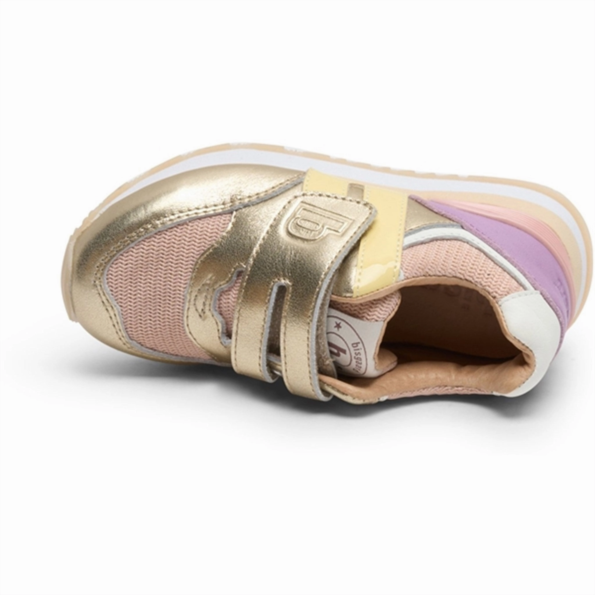 Ballet flats Bisgaard Winston Velcro Shoes Gold