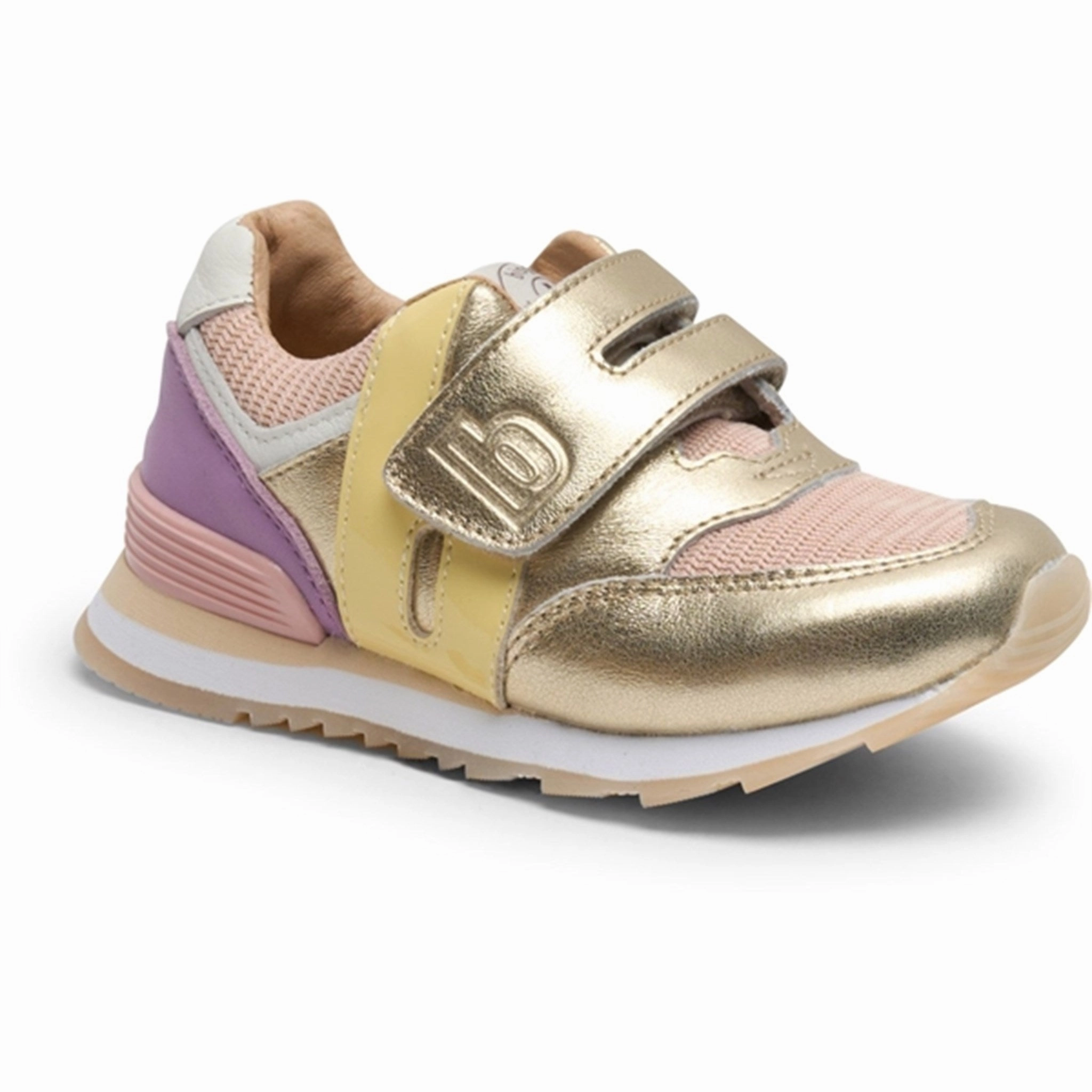 Ballet flats Bisgaard Winston Velcro Shoes Gold Men's shoes