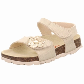 Ballet flats Superfit Fussbettpantoffel Sandals Gold Knee-high boots