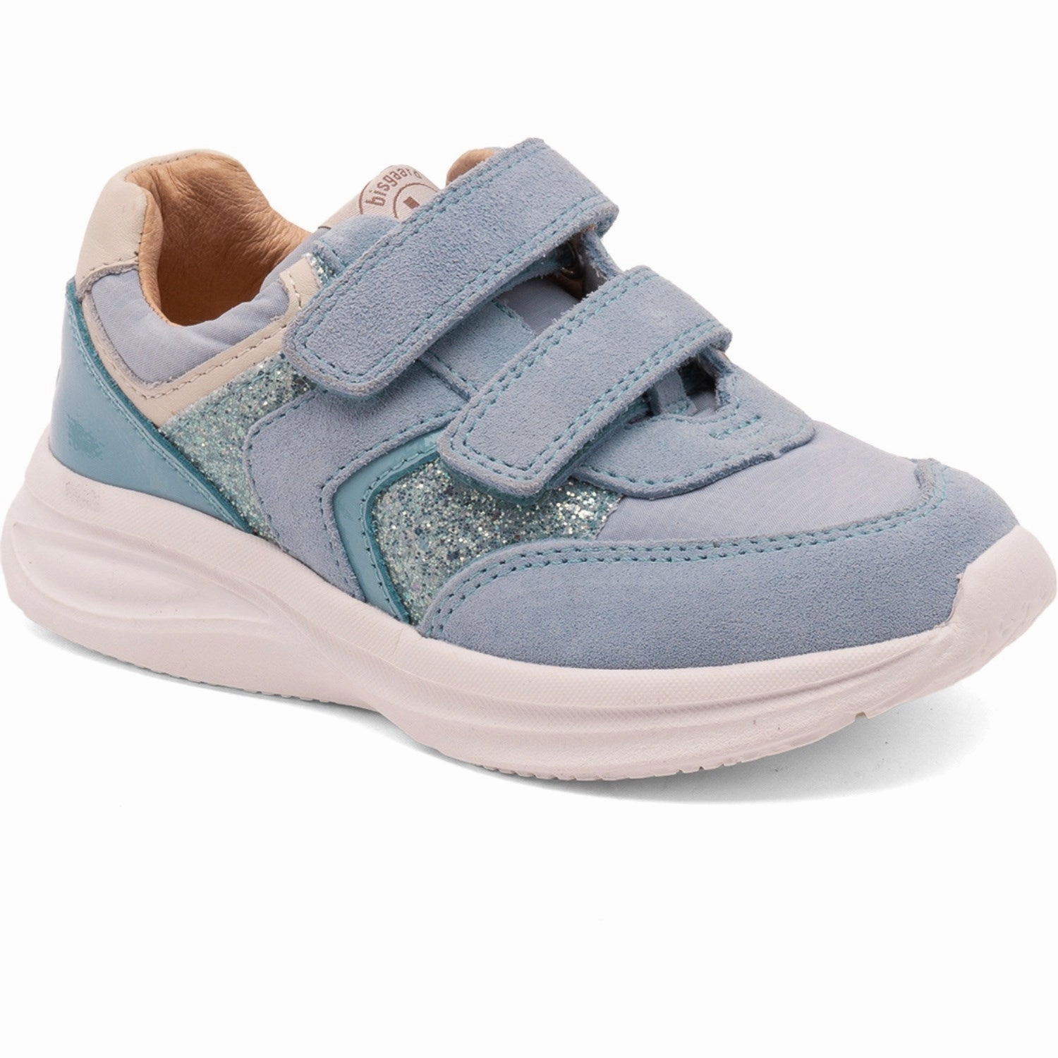 Basketball shoes Bisgaard Sky Glitter Yuki Glitter Velcro Shoe Clogs