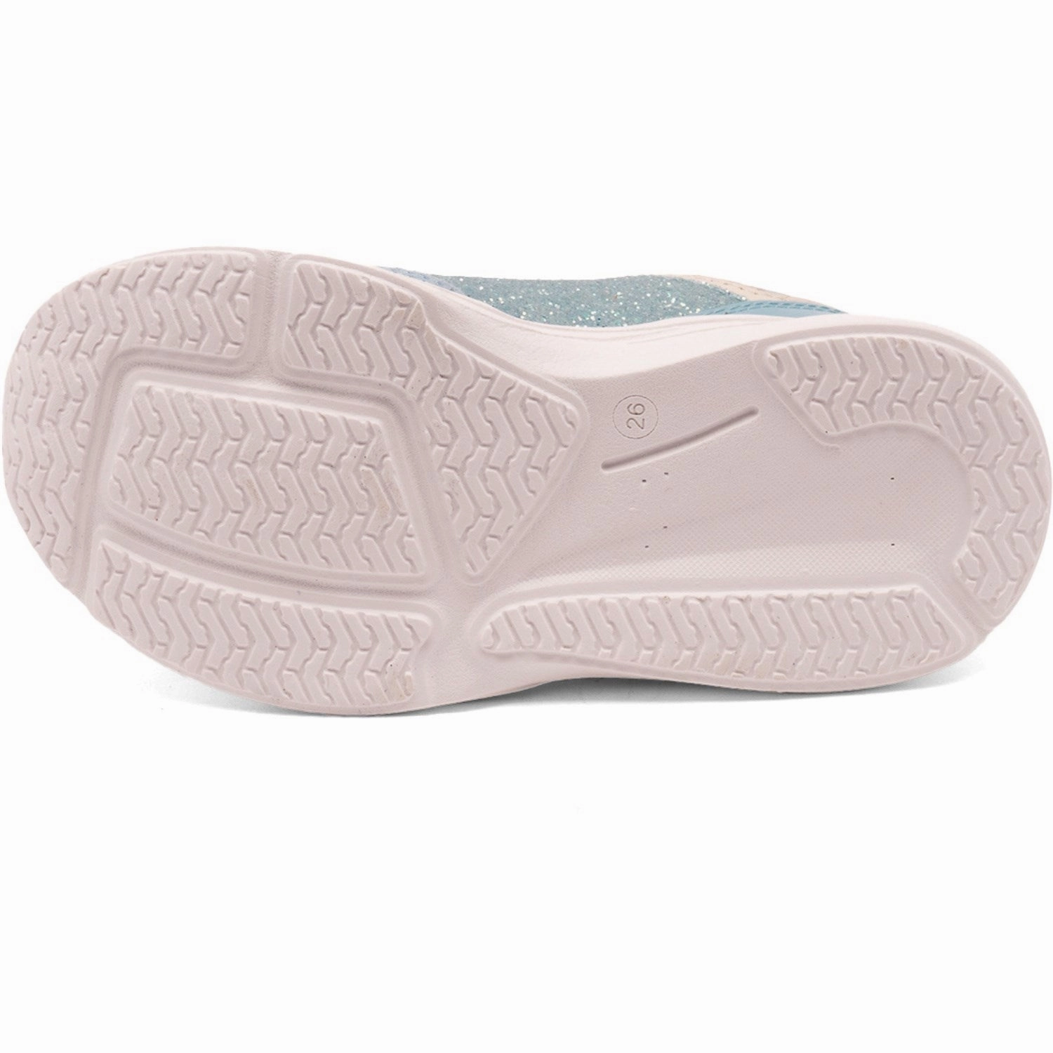 Basketball shoes Bisgaard Sky Glitter Yuki Glitter Velcro Shoe