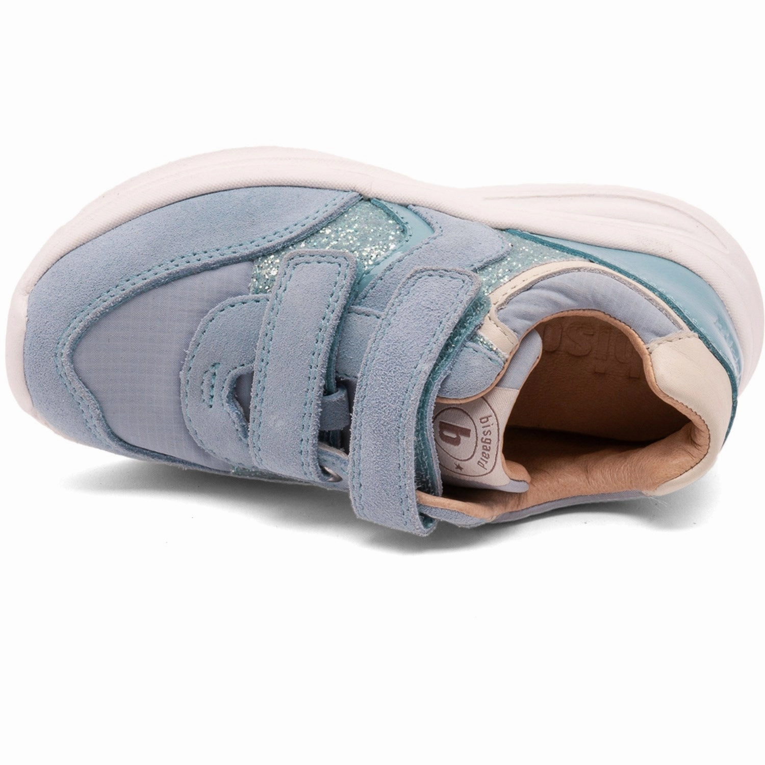 Basketball shoes Bisgaard Sky Glitter Yuki Glitter Velcro Shoe