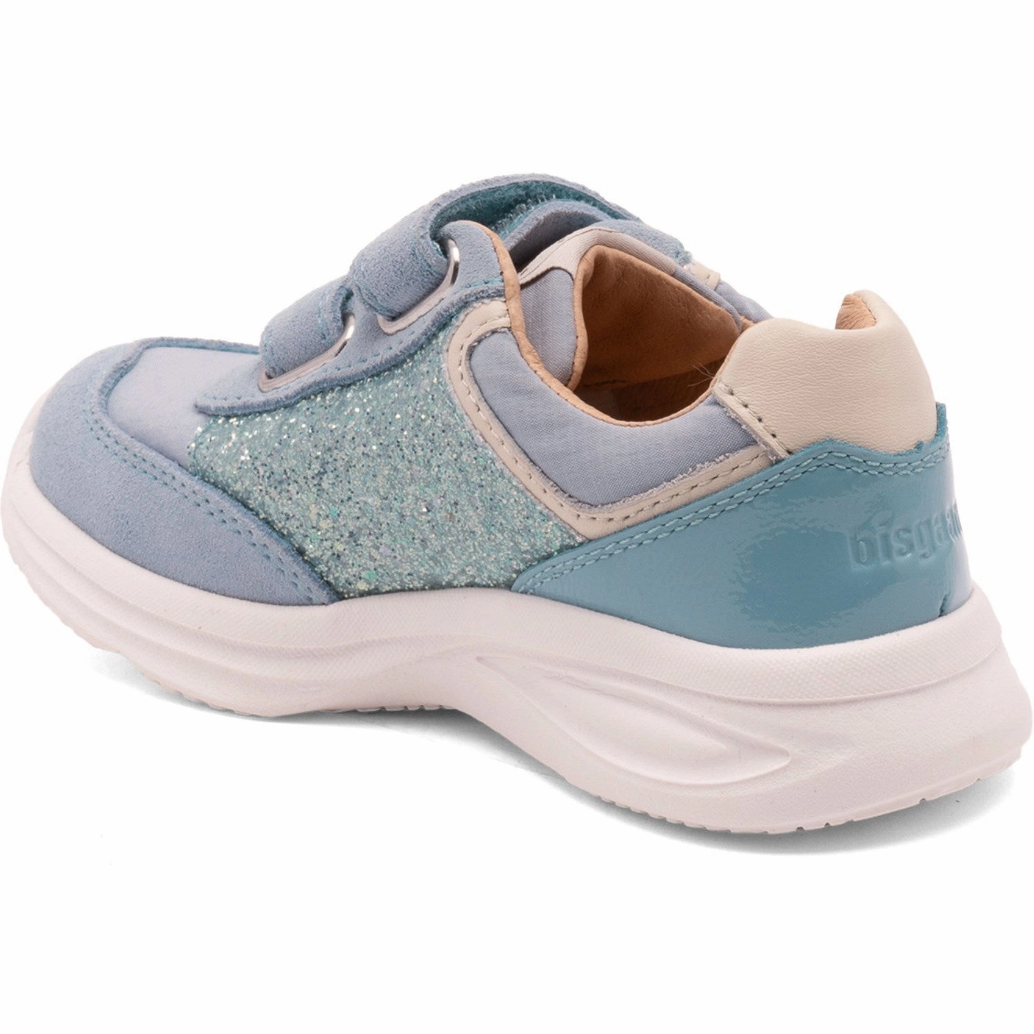 Basketball shoes Bisgaard Sky Glitter Yuki Glitter Velcro Shoe