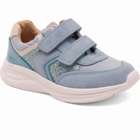 Basketball shoes Bisgaard Sky Glitter Yuki Glitter Velcro Shoe Clogs