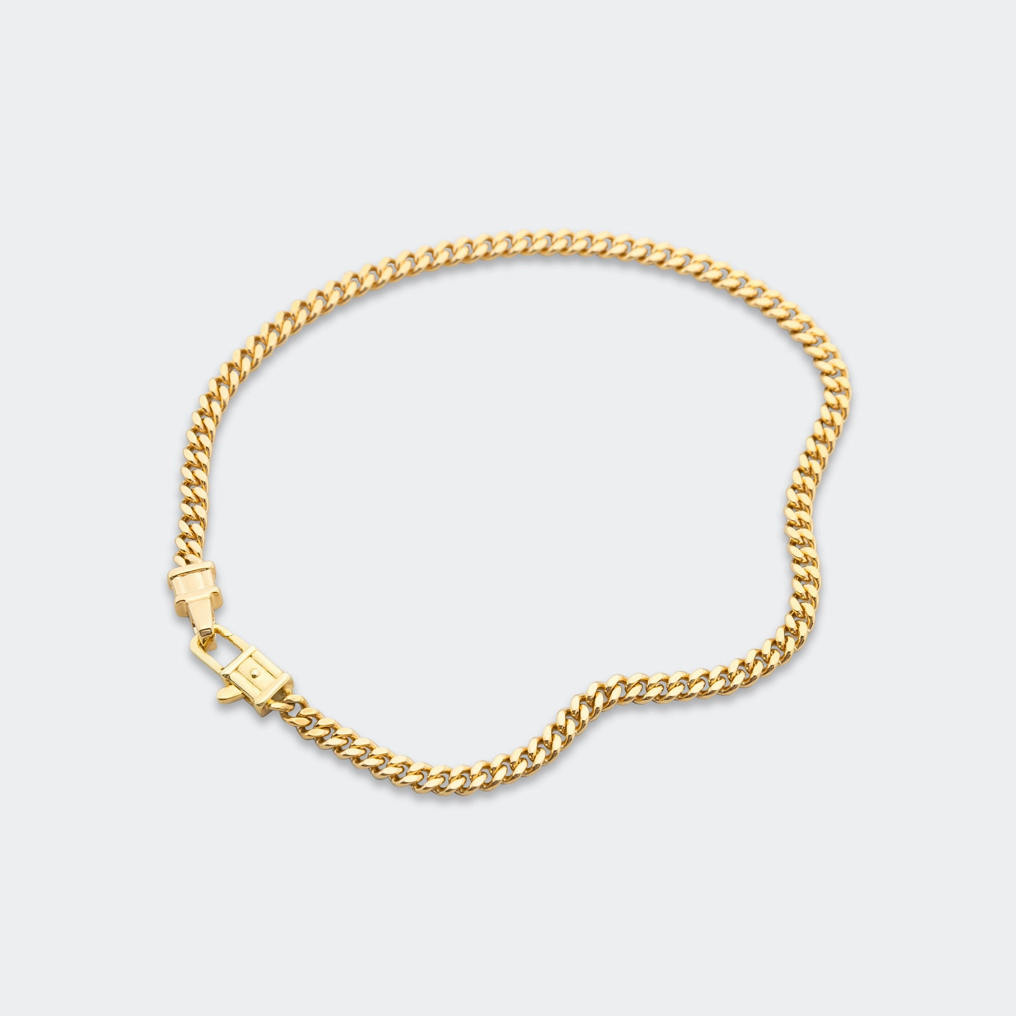 bathu new arrivals Curb Bracelet M - 18K Gold/925 Silver