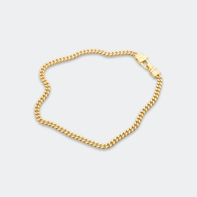bathu new arrivals Curb Bracelet M - 18K Gold/925 Silver new collection abaya