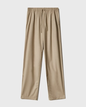 bathu new arrivals kantagiri new arrivals Pantalone Over Con Coulisse Ed Etichetta Sul Retro new collection made in italy