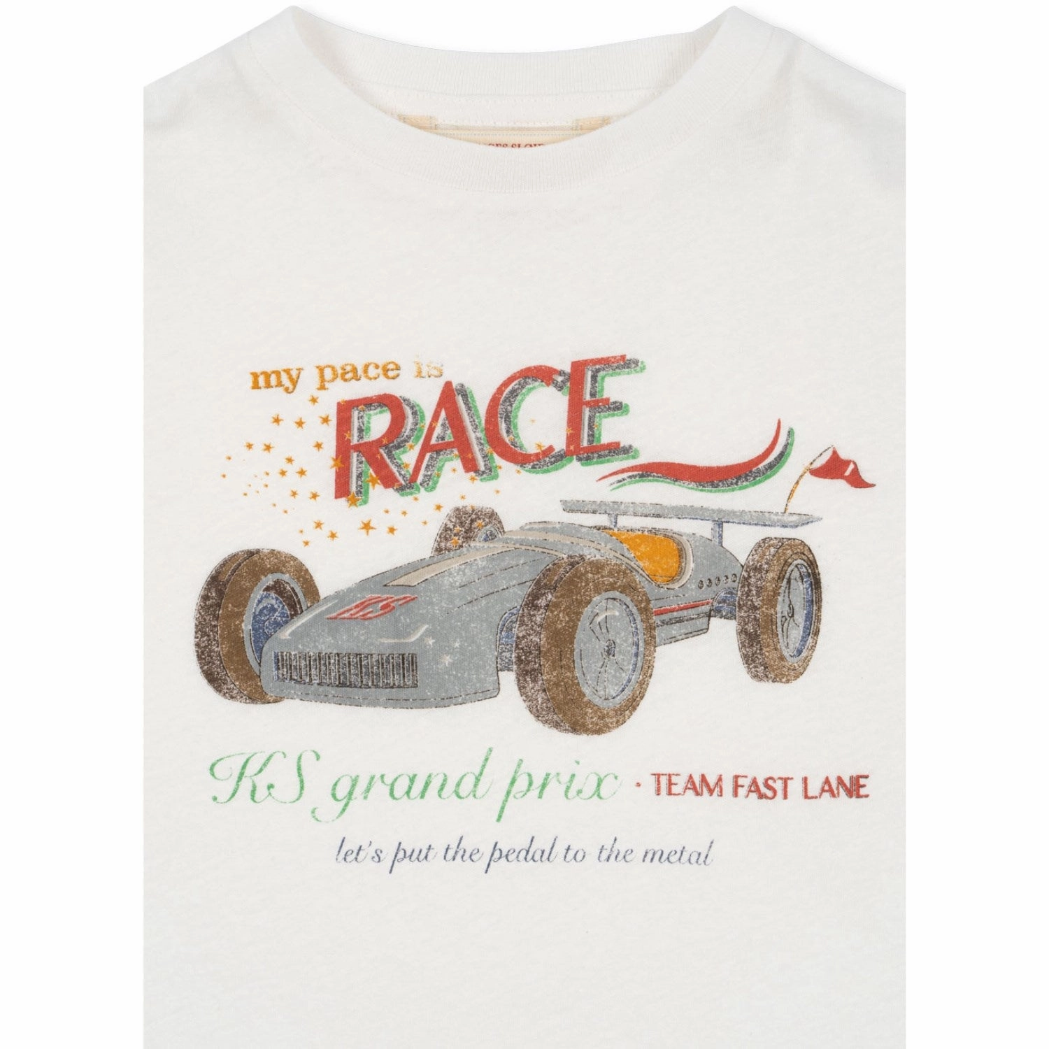 Beading Konges Sljd Race White Era Tee Ocs