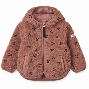 Beading LieWood Cherries / Dark Rosetta Mara Pile Jacket With Ears Cotton