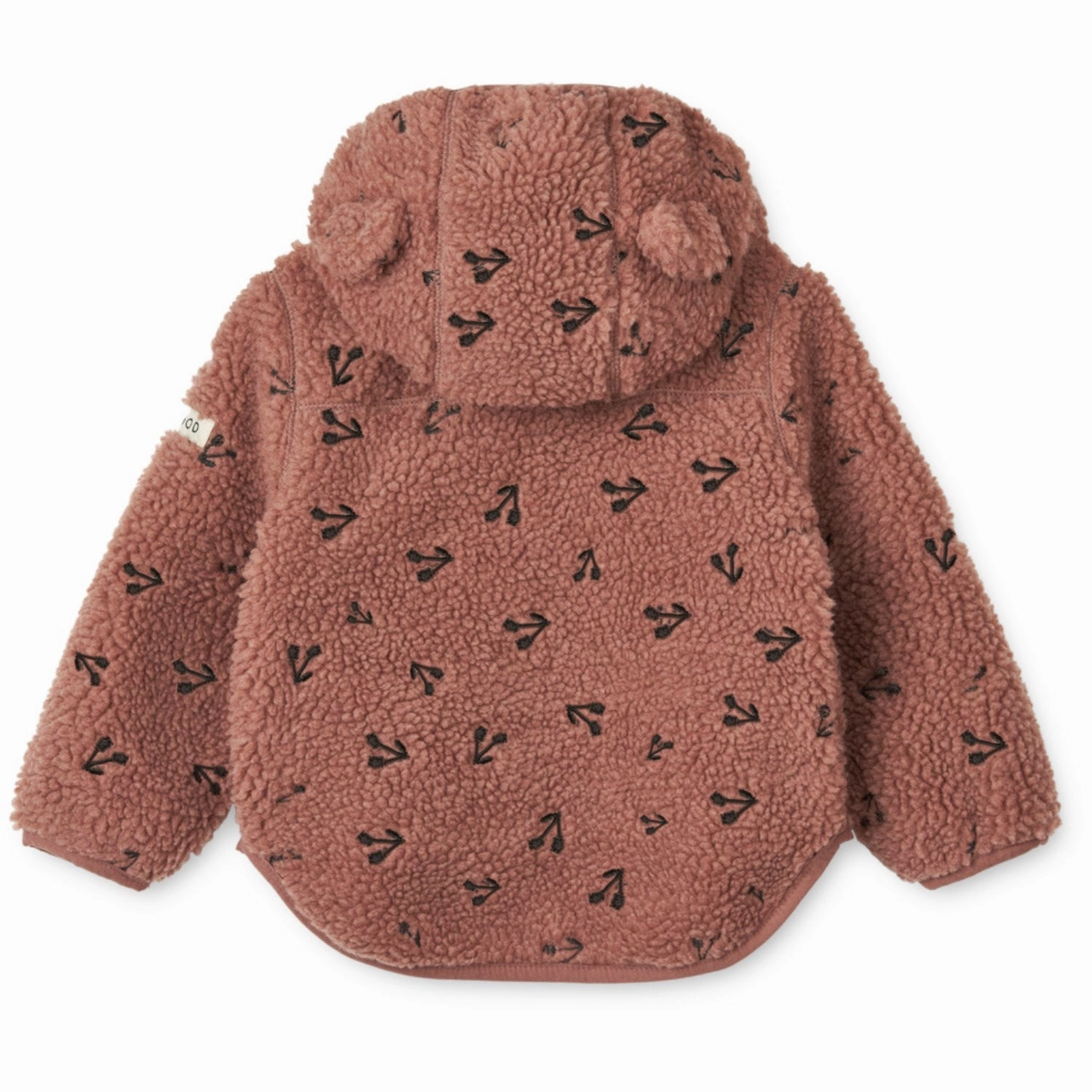 Beading LieWood Cherries / Dark Rosetta Mara Pile Jacket With Ears