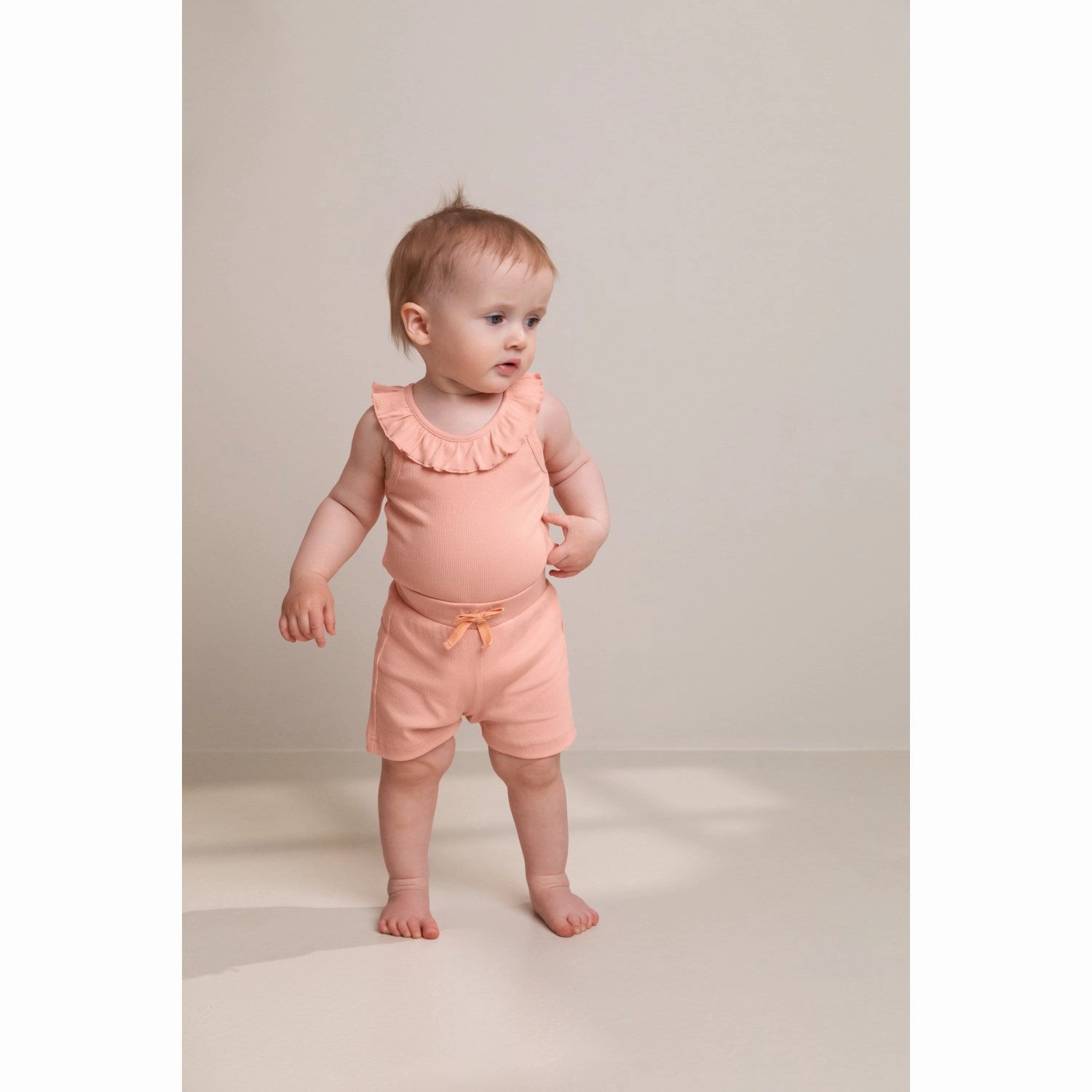 Beading MarMar Modal Fine Rib Soft Coral Brianna Body