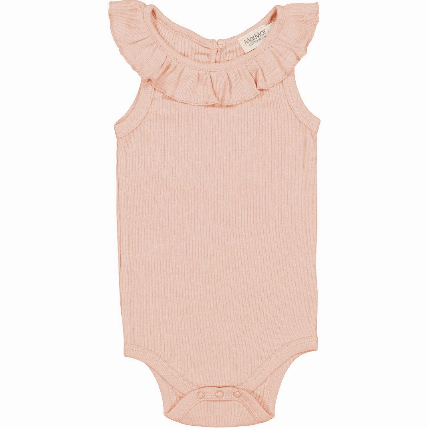 Beading MarMar Modal Fine Rib Soft Coral Brianna Body Patch