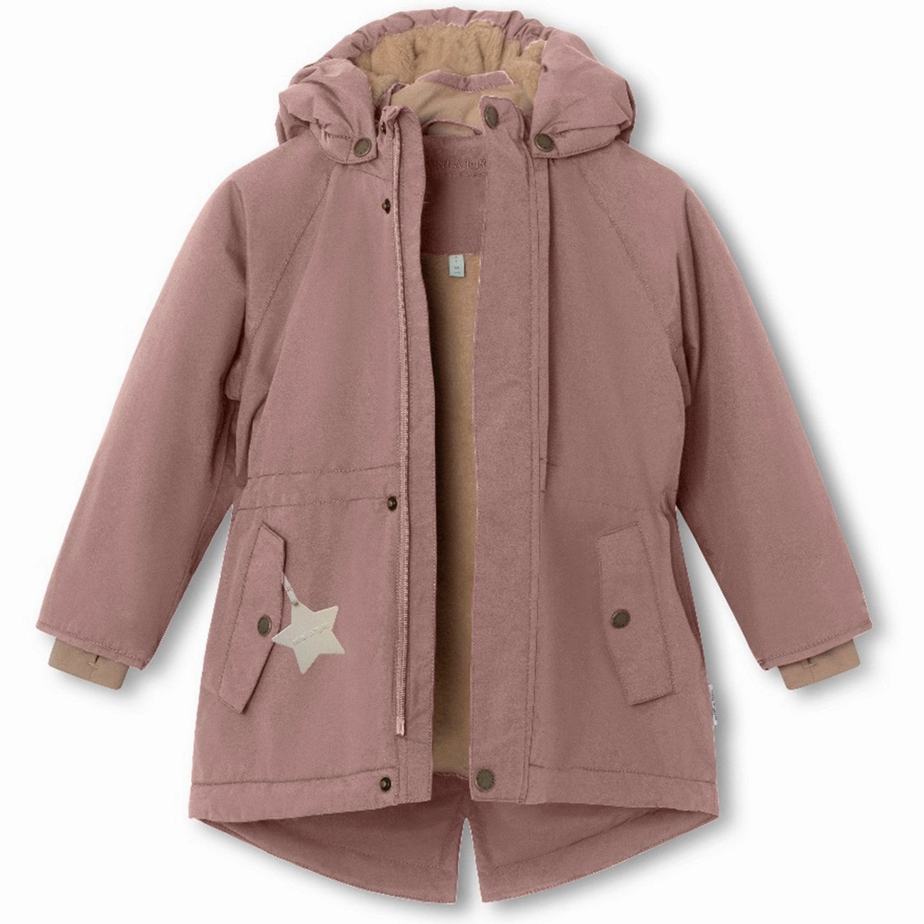 Beading Mini A ture Light plum Vikania Fleece Winter Jacket
