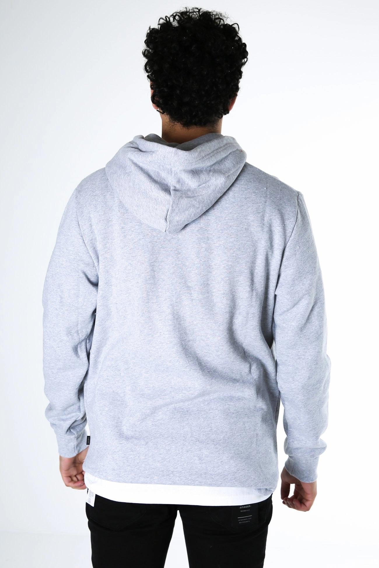 bed sale queen Curved Hem Hoody Grey Marle