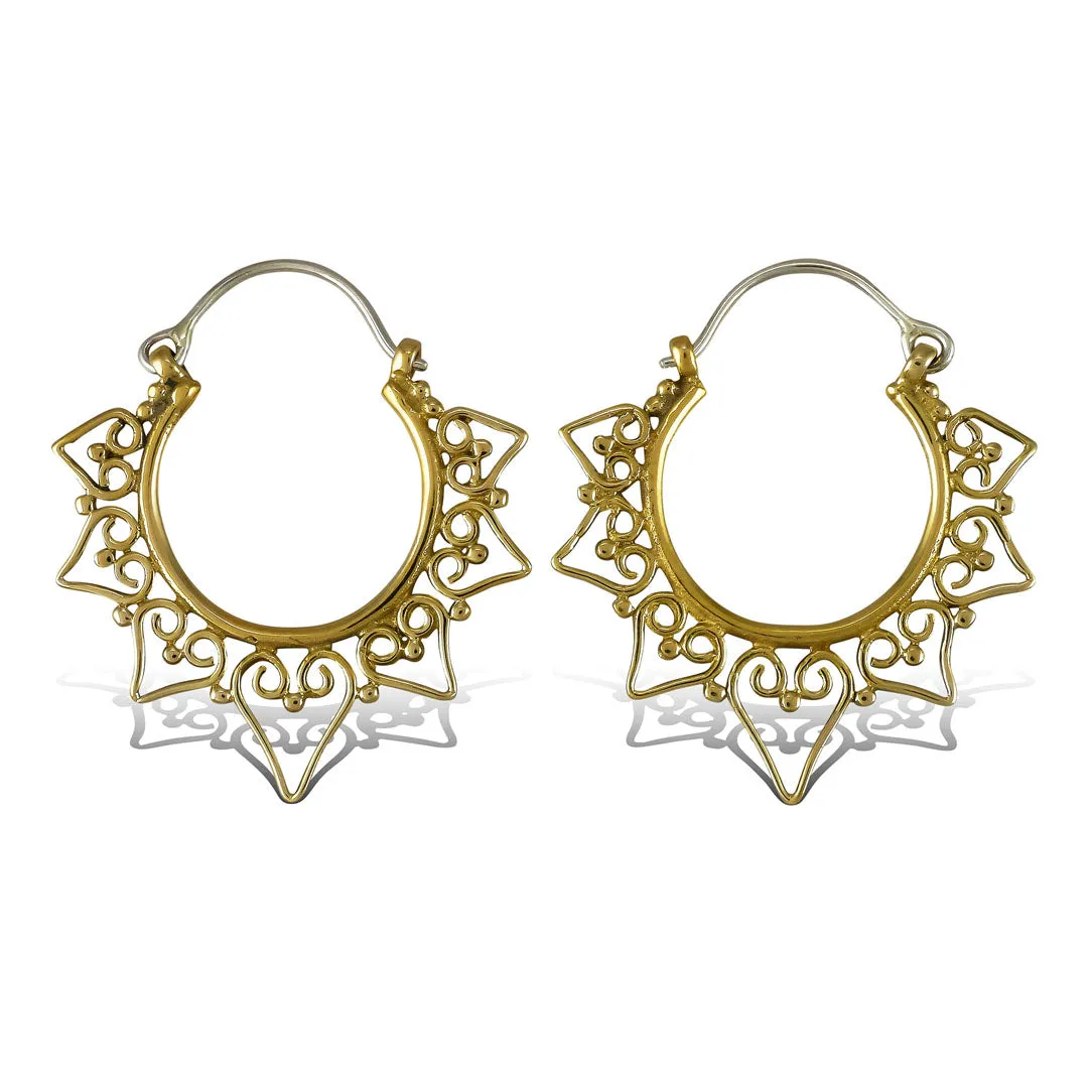 Belissa Hoops - Silver Posts