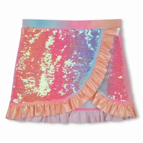Billieblush Pink Skirt Denim Nylon