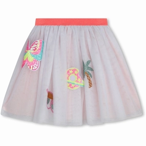 Billieblush White Skirt Ethereal Tailored