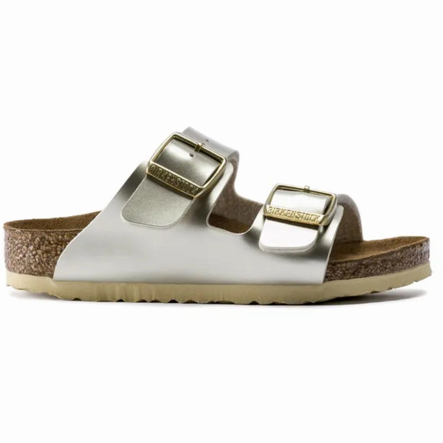 Birkenstock Arizona Kids BF Electric Metallic Gold Derbies