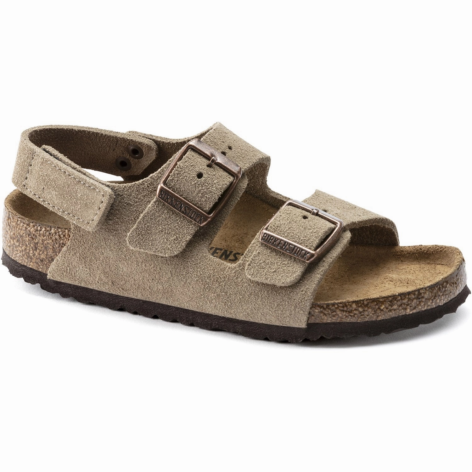 Birkenstock Milano HL Kids LEVE Taupe Sandals Trendy shoes Collectible shoes