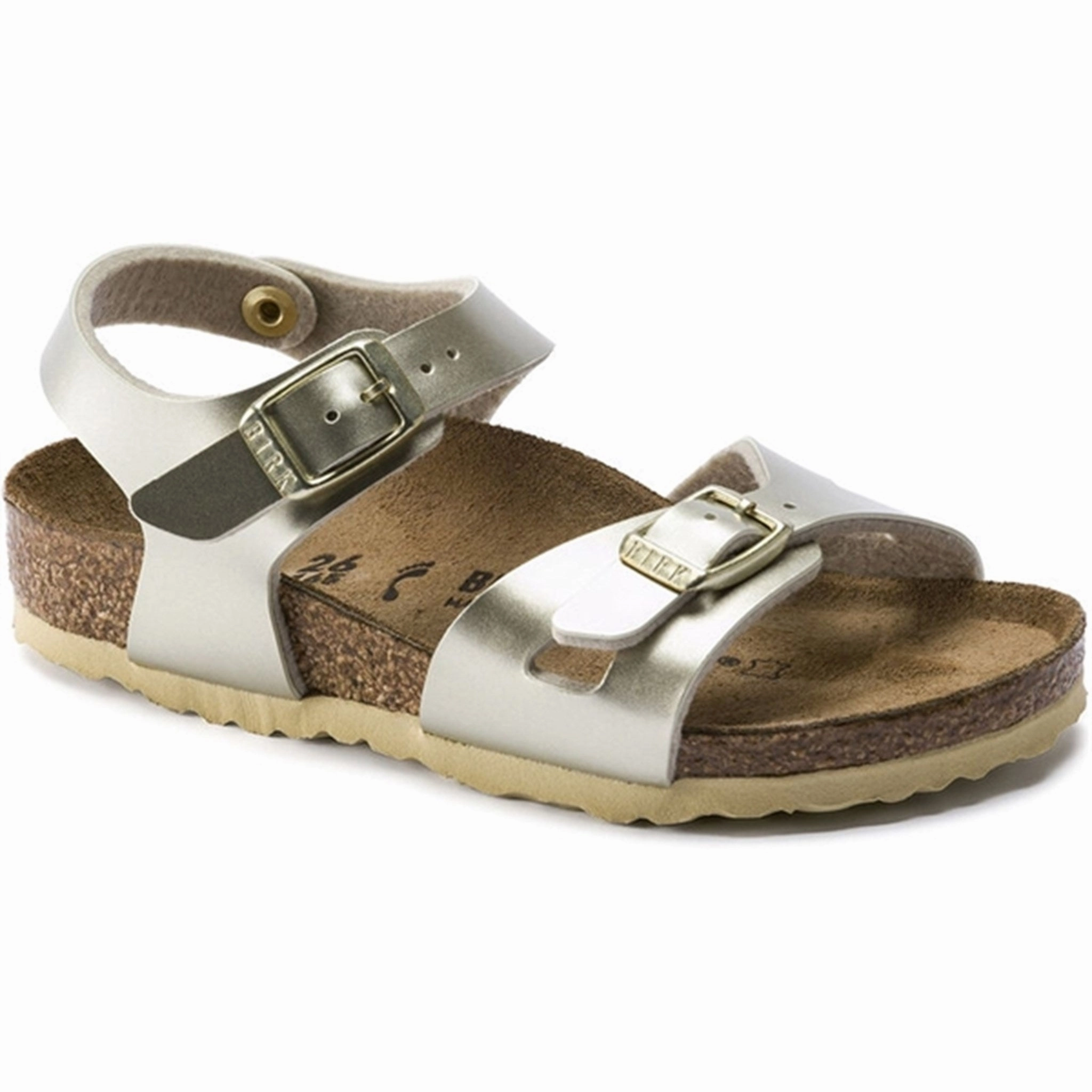 Birkenstock Rio Kids BF Electric Metallic Gold Sandals Sandals