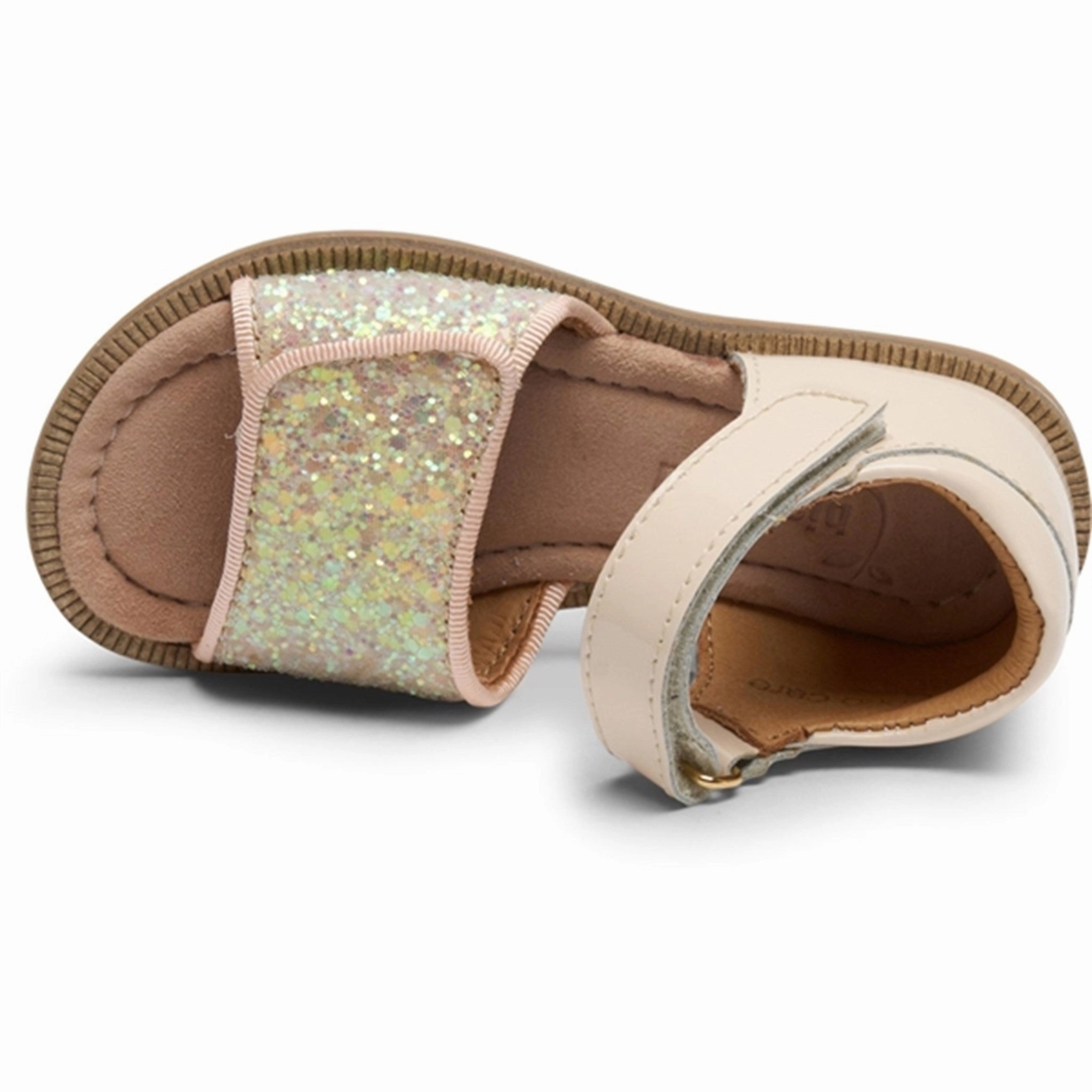Bisgaard Aida Sandal Patent Vanilla Golf shoes