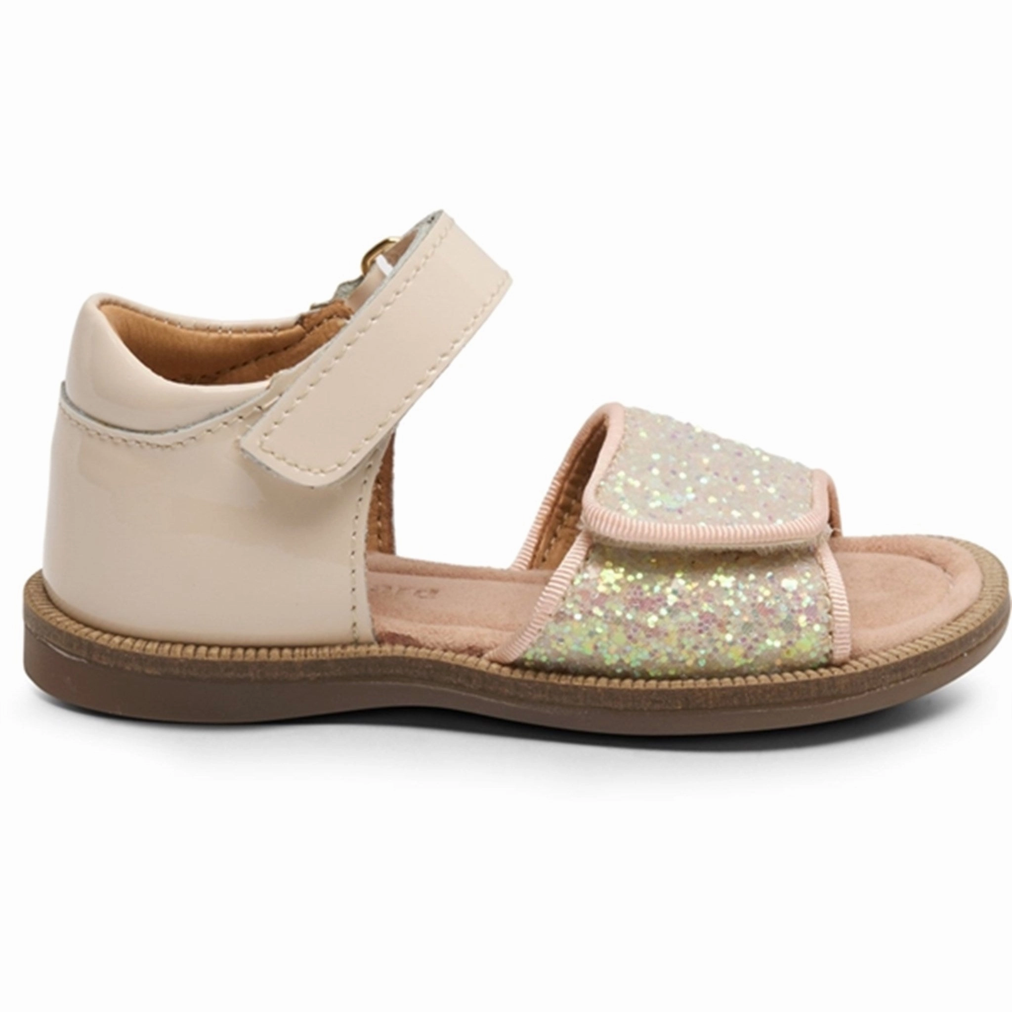 Bisgaard Aida Sandal Patent Vanilla Golf shoes